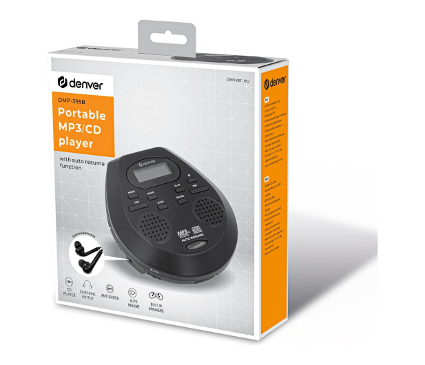 Denver Discman Denver DMP-395B czarny - 1535005 - zdjęcie 4